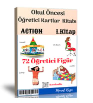 Okul Öncesi Öğretici Kartlar-1 (Action Fiiller)