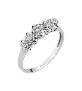 Sirius G Renk 0,28 Karat Pırlanta 5 Taş Yüzük 0704R0214