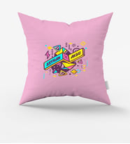 BK Gift Kişiye Özel İsimli Pudra Pembe Yastık  3