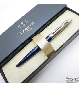 Parker Jotter Metal Mavi Tükenmez Kalem  İsme Özel Kalem  Hediyelik Kalem