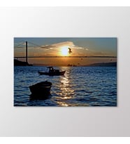 Arty Tablo Boğaz Köprüsü Tablo (Karışık)