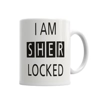 I Am Sher Locked Kupa Bardak Porselen