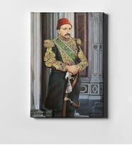 BK Gift Kişiye Özel Sultan Iı Abdülhamit Han Kanvas Tablo 50x70cm 1