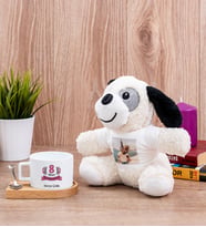 Kadınlar Günü Hediyesi Fincan ve Peluş Köpek