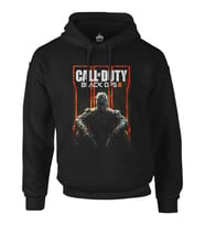 Call of Duty - Black Ops 3 Siyah Erkek Fermuarsız Kapşonlu