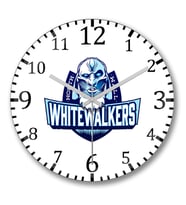 Wall Whitewalkers Duvar Saati Bombeli Gercek Cam