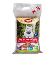 Bonny Nice Organik Çam Pelet Kedi Kumu 5 kg 9 l x 3 Paket