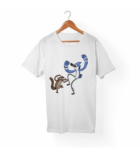 Regular Show Çocuk Beyaz Tişört
