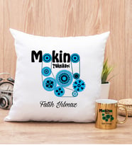 Makine Teknikeri Yastık ve Gold Kupa Bardak