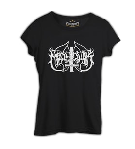 Marduk - Logo Siyah Kadın Tshirt