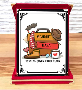 Babalar Günü Hediyesi Babaya Özel Plaket