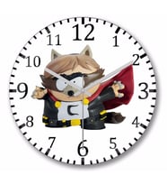 South Park Eric Cartman   Duvar Saati    Bombeli Gercek Cam
