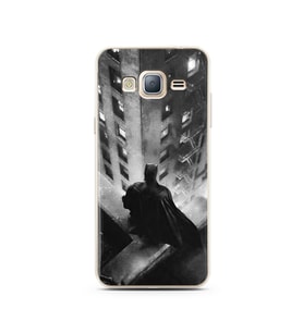 Batman Tasarım Süper Şeffaf Silikon Telefon Kılıfı Samsung J3 (2016)