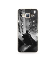 Batman Tasarım Süper Şeffaf Silikon Telefon Kılıfı Samsung J3 (2016)