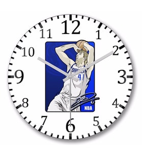 Nowitzk 41 Duvar Saati Bombeli Gercek Cam