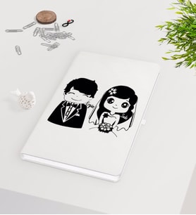 BK Gift Kişiye Özel Sevgililer Günü Beyaz Defter-98