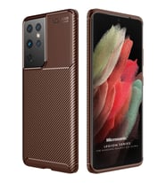 Microsonic Samsung Galaxy S21 Ultra Kılıf Legion Series Kahverengi
