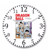 Goku E Gohan  Saga  Cell  Duvar Saati Bombeli Gercek Cam