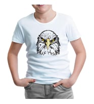 Kartal - Yüz Beyaz Çocuk Tshirt