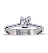 Lova G-VS2 0,33 Karat Pırlanta Tektaş Yüzük - 1040009