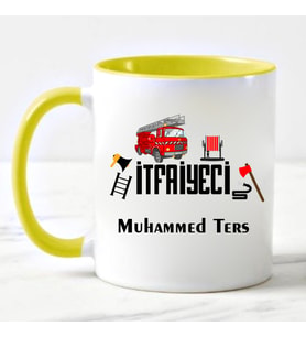 İtfaiyeci Kupa Bardağı Sarı