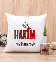Hakim Yastık ve Silver Kupa Bardak