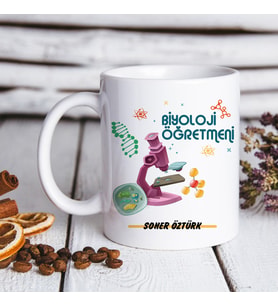 Biyoloji Öğretmeni Hediye Kupa Bardak