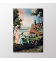 Arty Tablo Anne ve Kızı Tablo (Karışık)