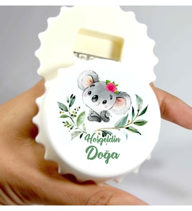 20Adet Bebek Magneti Açacaklı KAPAK Magnet Açacak (Beyaz)