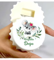 20Adet Bebek Magneti Açacaklı KAPAK Magnet Açacak (Beyaz)