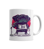 Black Dog Pug Köpek Kupa Bardak Porselen