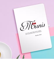 BK Gift Kişiye Özel Mânâ Munis Beyaz Defter