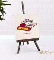 BK Gift Kişiye Özel Okul Müdürü Şovaleli Doğal Taş-1 (Beyaz)