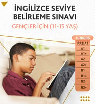 İNGİLİZCE SEVİYE BELİRLEME SINAVI (11-15 YAŞ)