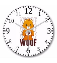 Woof Duvar Saati Bombeli Gercek Cam