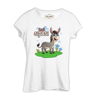Aile - Eşek Sıpası Beyaz Kadın Tshirt