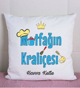 Mutfağın Kraliçesi Özel Tasarım Yastık