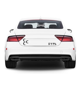 Üç 3 Hilal Araba Stickerı Vinil Sticker