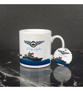 Deniz Subayı Kupa Bardak ve Anahtarlık Set