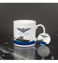 Deniz Subayı Kupa Bardak ve Anahtarlık Set