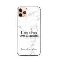 Iphone 11 Pro Beyaz Mermer Söz Tasarımlı Telefon Kılıfı