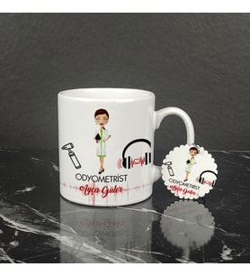 Odyometrist Kupa Bardak ve Anahtarlık Set 002