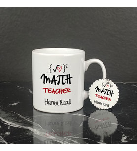 Math Teacher Kupa Bardak ve Anahtarlık Set