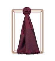 İpekevi Burgundy Düşes Simli İpek Şal