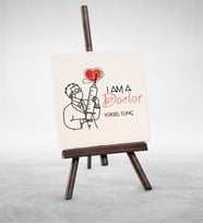 BK Gift Kişiye Özel Mesleki Doktor Şovaleli Doğal Taş  2