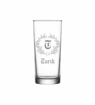 Kişiye Özel T Baş Harfli ve İsimli Tekli Rakı Bardağı  Model 27