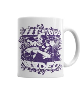 Heroes Needed Kupa Bardak Porselen