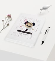 BK Gift Kişiye Özel Kimya Öğretmeni Temalı Beyaz Defter Kalem Hediye Seti - 3