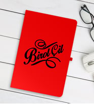 BK Gift Kişiye Özel İsimli Kırmızı Defter - 5