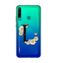 Papatya Harf Tasarım Süper Şeffaf Silikon Telefon Kılıfı Huawei P40 Lite E L-Har